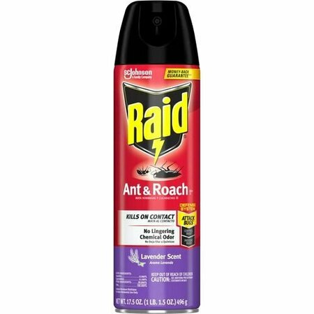 SC JOHNSON Ant and Roach Spray, Lavender Scent, 17.5oz, Red SJN365982